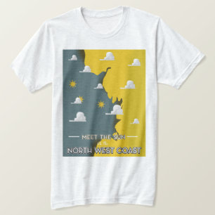 Meet The Sun, on the North West Coast T-Shirt