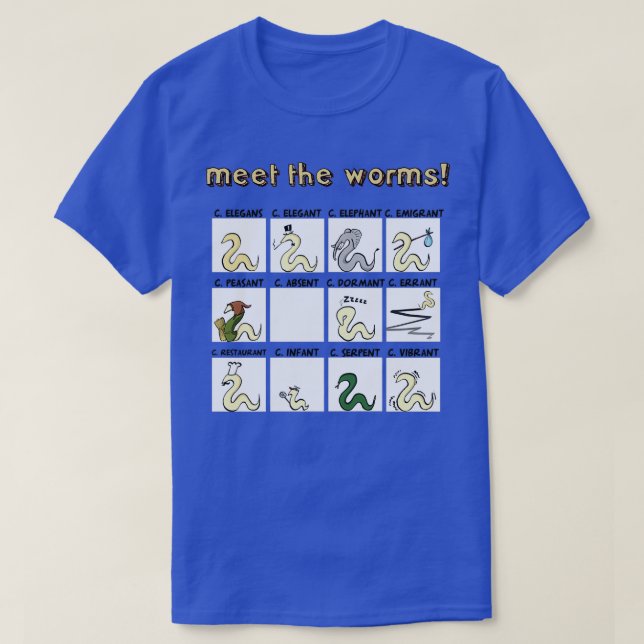 meet the worms T-Shirt (Design Front)