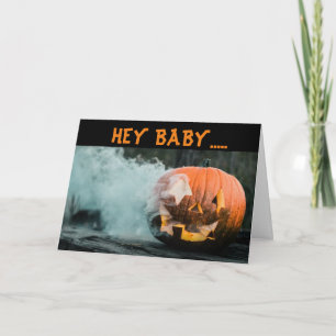 *MEET U UNDER THE SHEETS* RATED R HALLOWEEN BABY!  HOLIDAY CARD