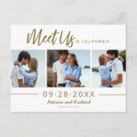 Meet Us In Wedding Save The Date 3 Photo