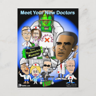 Meet Your New Doctors Postcard