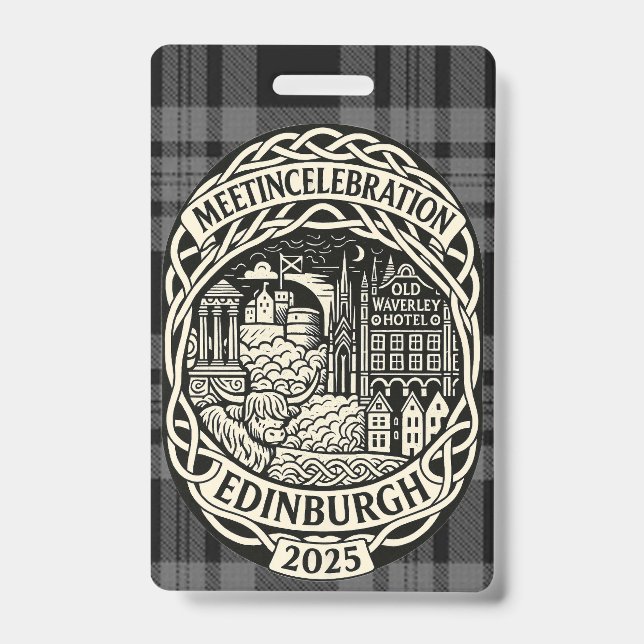 MEETinCelebration Edinburgh Badge (Front)