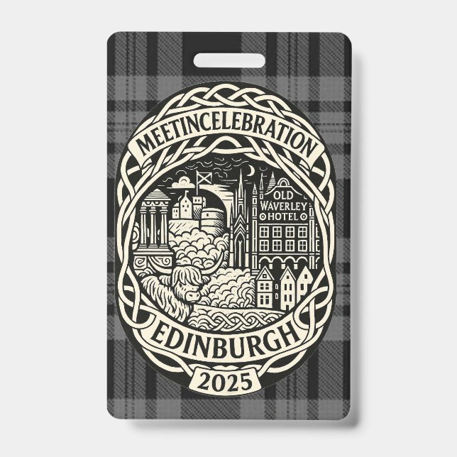 MEETinCelebration Edinburgh Badge (Front)