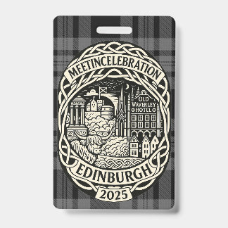 MEETinCelebration Edinburgh - Night-Time Tag Badge