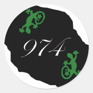 Meeting 974 - Margouillat Classic Round Sticker