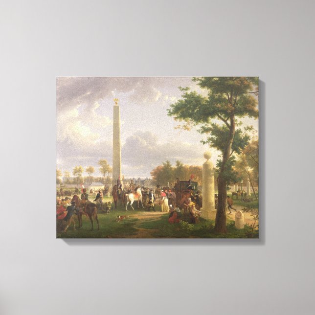 Meeting between Napoleon I  and Pope Canvas Print (Front)