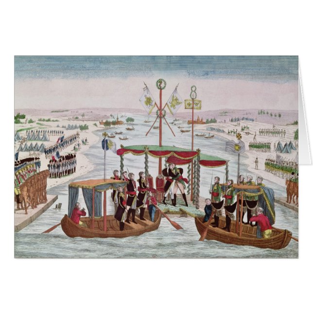 Meeting between Napoleon I & Tsar Alexander I (Front Horizontal)