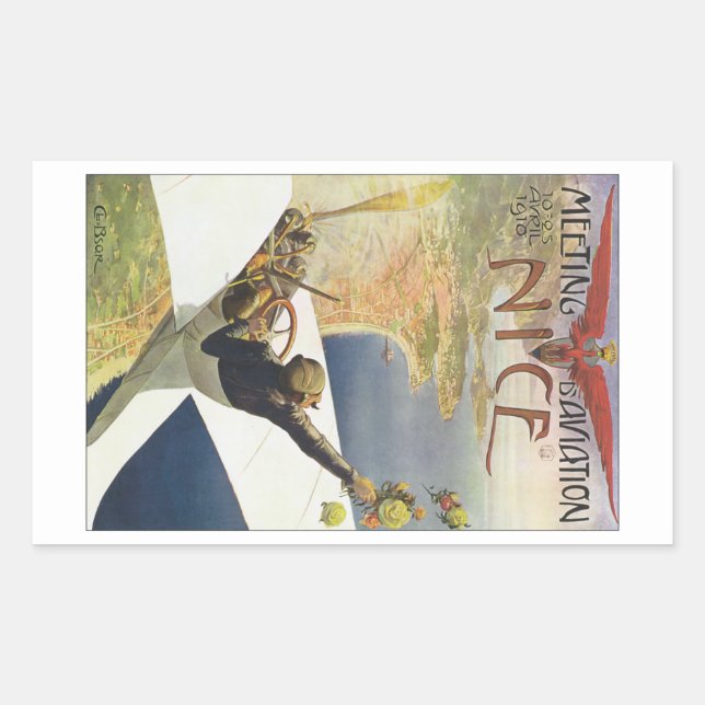 Meeting d'Aviation Nice Sticker (Front)