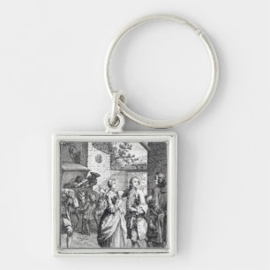 Meeting of Chevalier Des Greux and Manon Keychain