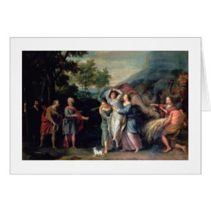 Meeting of Jacob and Laban with Rachel, Leah and S