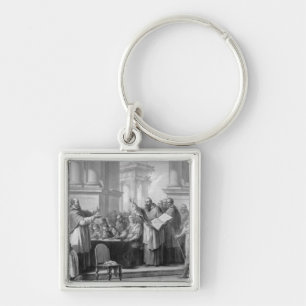 Meeting of St. Augustine and the Donatists Keychain
