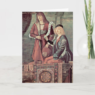Meeting Of The Betrothed By Vittore Carpaccio Card
