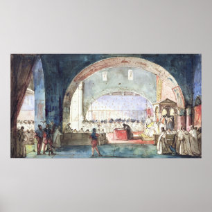 Meeting of the Chapter of the Order of the Temple Poster
