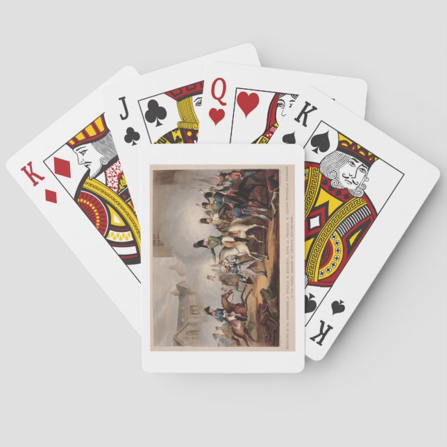 Meeting of the Emperors of Russian and Austria, Ki Playing Cards (Back)