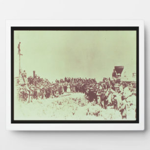 Meeting of the Union Pacific and the Central Pacif Plaque