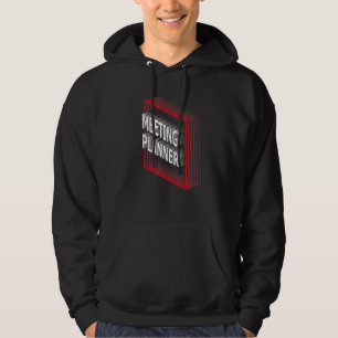 Meeting Planner Job Title Appreciation Retro Hoodie