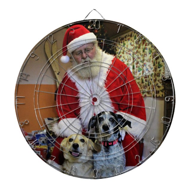 Meeting Santa Dartboard (Front)