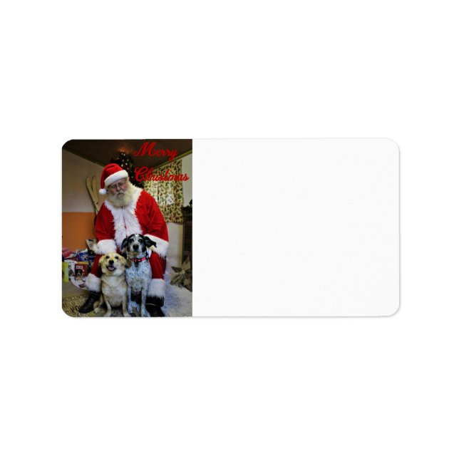 Meeting Santa Label (Front)