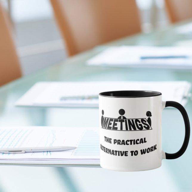 Meetings, the practical alternative to work mug (Creator Uploaded)