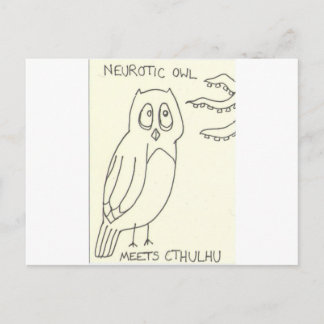 . . . Meets Cthulhu Postcard