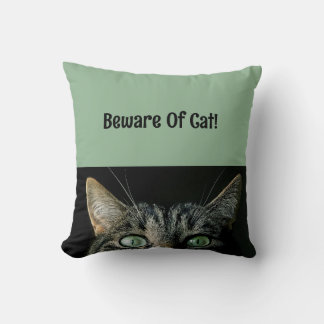 Méfiez-Vous Du Coussin Carré Chat