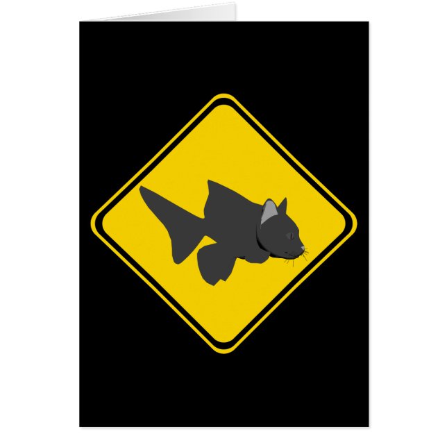 Méfiez-vous du passage de poisson-chat ! (Devant)