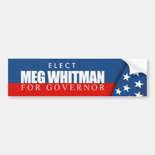 Meg Whitman for Governor 2010 Bumper Sticker