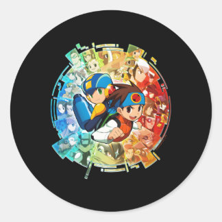 Mega Battle Network Legacy Collection Classic Round Sticker