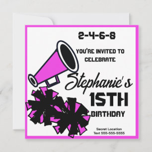 Mega Cheer Invitation: #3 Invitation