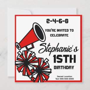 Mega Cheer Invitation: #6 Invitation