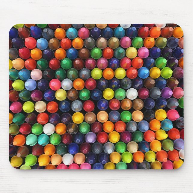 Mega collection of all current colours  mouse pad (Front)