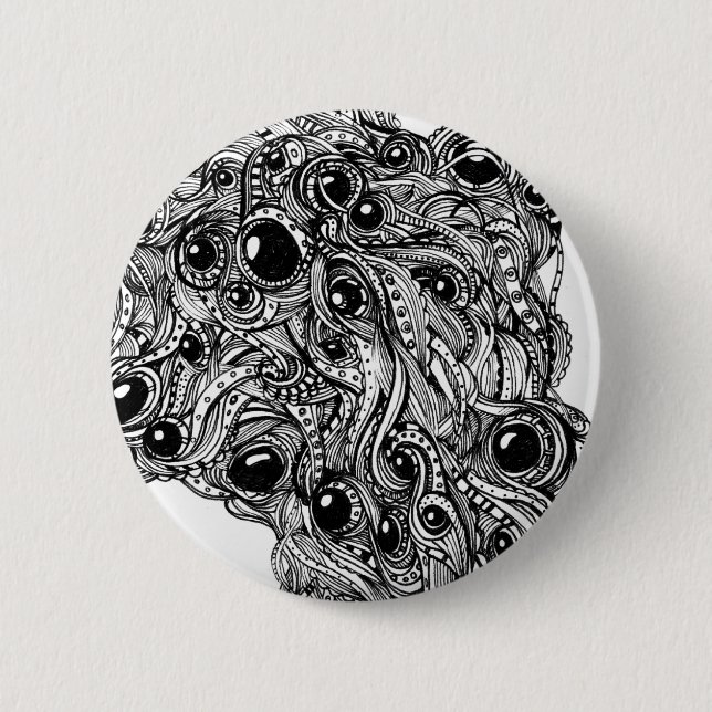 Mega Doodle 2 Inch Round Button (Front)