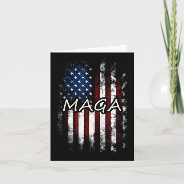 Mega Flags - Mega Flag - Patriotic Usa Flag  Card (Front)
