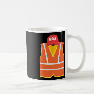 Mega Garbage Collector Vest For Trump Election Day Coffee Mug