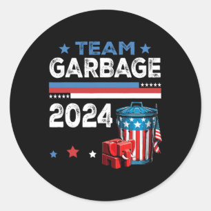 Mega Garge Proud Trump Supporter Classic Round Sticker