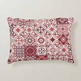 Mega Gorgeous Moroccan Patchwork Pattern Accent Pillow