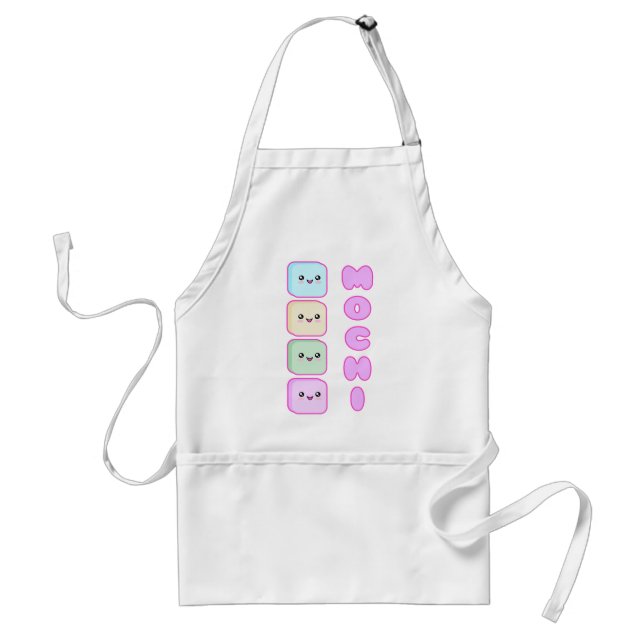 Mega Kawaii Mochi Cakes Apron (Front)