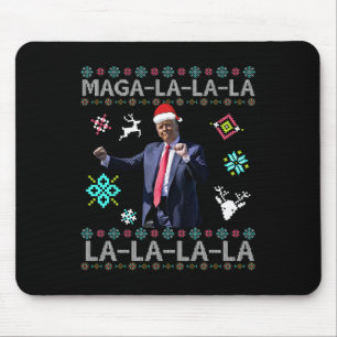 Mega La La La Donald Trump President 47 Dance Ugly Mouse Pad