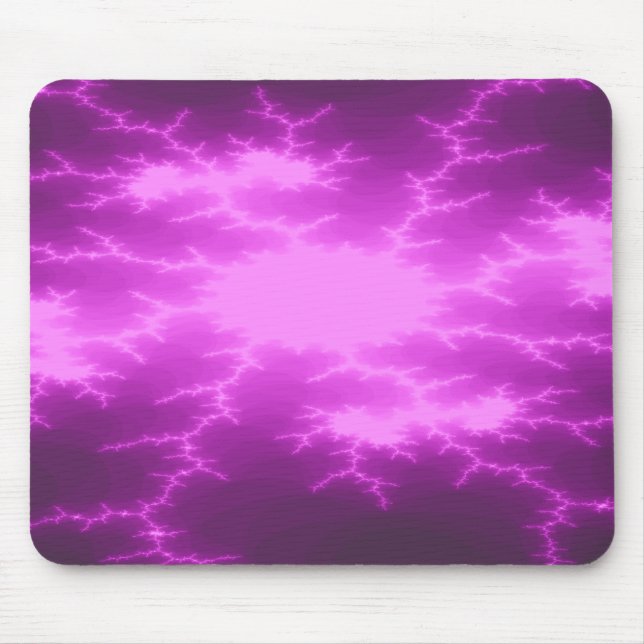 Mega Lightning Fractal Mousepad (Front)