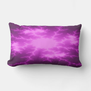 Mega Lightning Fractal Pillow