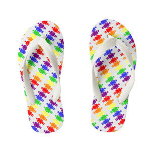 mega mom 2017 diversity and women's right's kid's flip flops