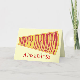 Mega Phone Happy Birthday Greeting Cartes