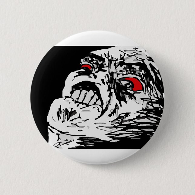 Mega Rage 2 Inch Round Button (Front)