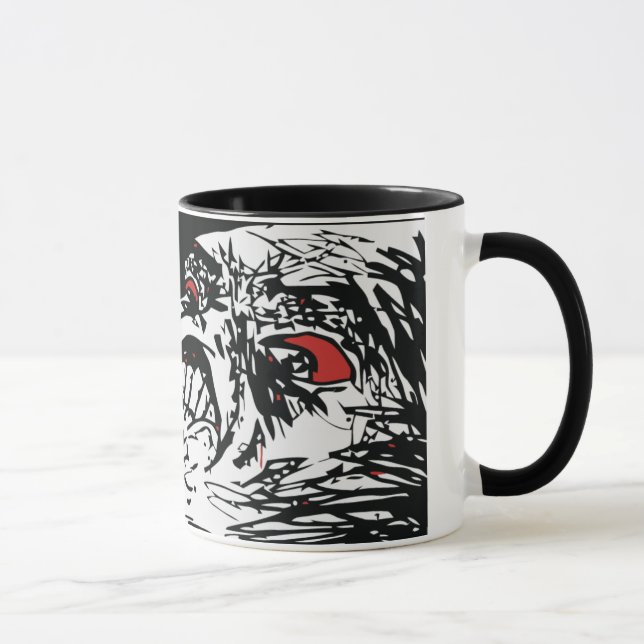 Mega Rage Face Coffe Mug (Right)