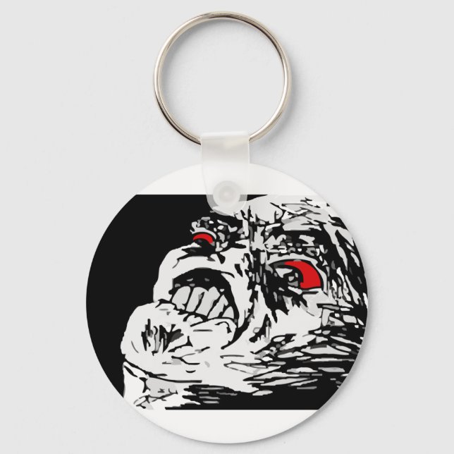 Mega Rage Keychain (Front)