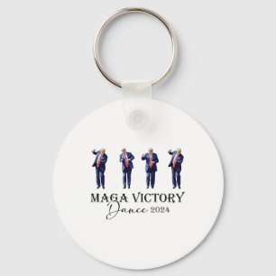 Mega Victory Dance Trump 2024 47th President  Keychain