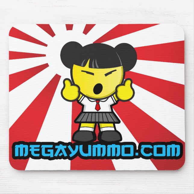 Mega Yummo Mouse pad (Front)