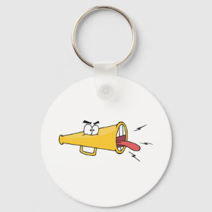 Megafon Cartoon Character Keychain