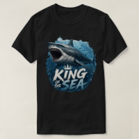 Megalodon King of The Sea Funny Shark Lover Design
