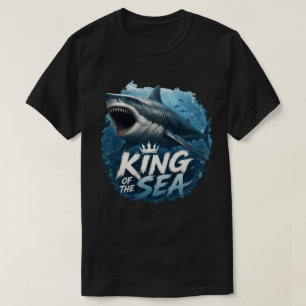 Megalodon King of The Sea Funny Shark Lover Design T-Shirt